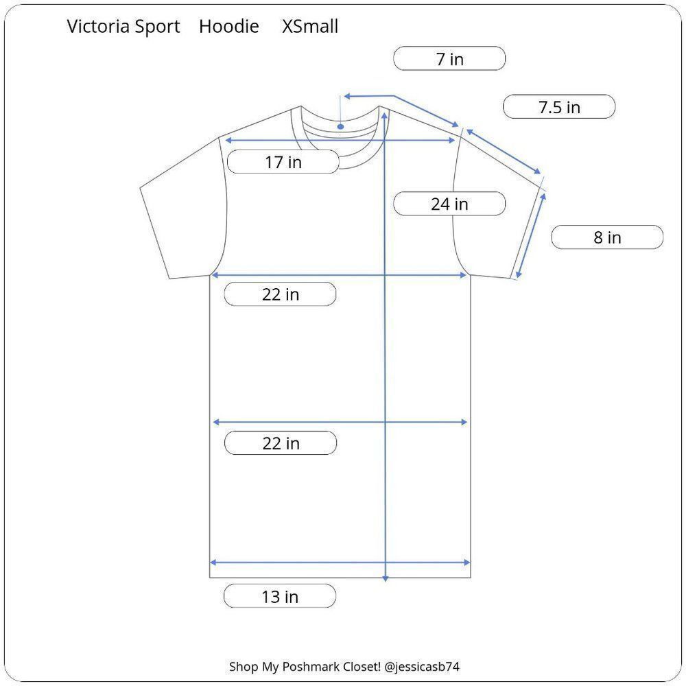 Victoria Sport Grey Zip Up Hoodie - Picture 8 of 8